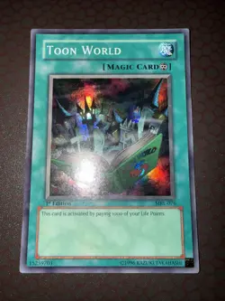 Yu-Gi-Oh! Toon World -MRL-076- Super Rare - 1st Edition MP! - Image 1