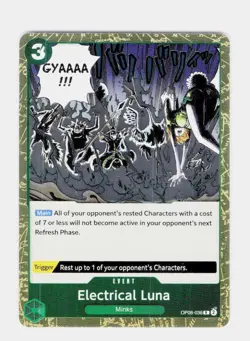 Two Legends #OP08-036 Electrical Luna - Image 1