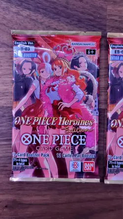 One Piece - Eb-03 - Heroines Edition - Factory Sealed - 3 packs - Image 2