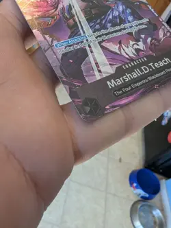 Bandai One Piece CCG Marshall D. Teach P-100 Promo Foil 12000 Character Card - Image 3