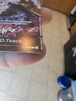 Bandai One Piece CCG Marshall D. Teach P-100 Promo Foil 12000 Character Card - Image 4