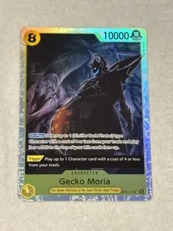Gecko Moria OP14-104 Super Rare Full Art Card - One Piece CCG English NM - Image 1