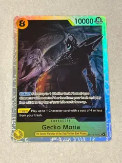 Gecko Moria OP14-104 Super Rare Full Art Card - One Piece CCG English NM - Image 3