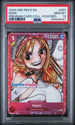 2023 ONE PIECE PREM CARD COLL -ONE PIECE FILM RED- #007 NAMI PSA 10 - Image 1