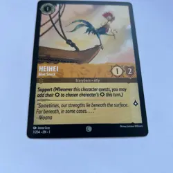 Disney Lorcana Custom Order - HeiHei - Boat Snack Demo Card - Rare - Image 2