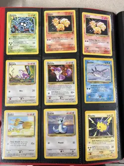360pc Pokemon TCG Binder Collection Cards Lot Base set jungle fossil team rocket - Image 4