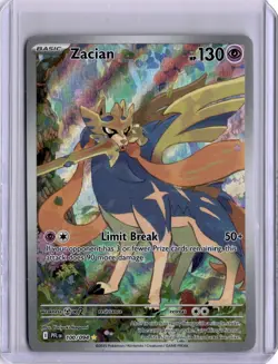 Zacian - PFL ME02: Phantasmal Flames #100/094 Illustration Rare Holofoil Pokemon - Image 1
