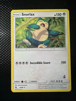 Snorlax 50/68 - Battle Academy - Mewtwo Stamp - Pokemon - Image 1