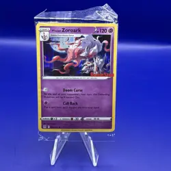 Hisuian Zoroark - 076/196 - GameStop Promo Rare - Pokemon Card - Sealed - Image 1
