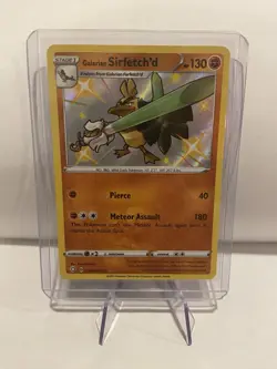 Galarian Sirfetch'd SV064/SV122 SWSH Shining Fates Shiny Holo Rare Pokemon NM - Image 1