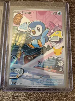 Pokemon TCG First Partner Illustration Collection Series 1 Gen 4 Sinnoh Starters - Image 3