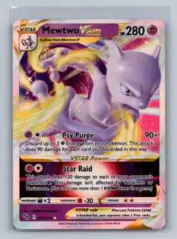 Mewtwo VSTAR Ultra Rare Pokemon GO 031/078 NM - Image 1
