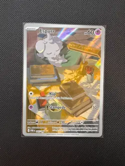 Espurr 095/088 Illustration Rare Full Art Perfect Order POR Eng Pokemon TCG NM - Image 1