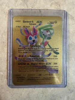 Shiny Charizard V #079/073 Gold Foil Pokemon Fan Art Display Card Lot 23 Total - Image 4