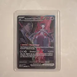 Pokemon TCG Destined Rivals Team Rocket's Mewtwo ex SIR 231/182 NM - Image 1