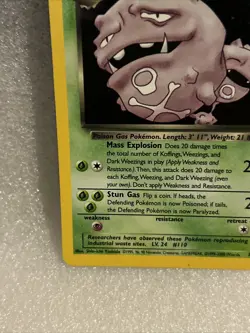 HP - Dark Weezing Holo 14/82 Pokemon TCG WOTC Vintage Team Rocket Rare - Image 5