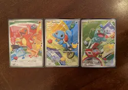 Pokemon TCG First Partner Illustration Collection Series 1 Kanto GEN 1 Starters! - Image 1