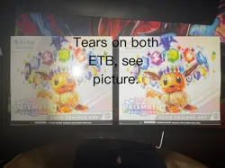 Pokemon TCG Prismatic Evolutions Elite Trainer Box, Lot of 2, Tears PLZ See Pic - Image 1