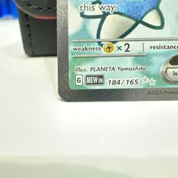 Pokemon TCG Blastoise Ex 184/165 Full Art Scarlet & Violet 151 - Image 5