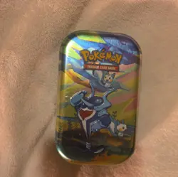 Pokemon Vibrant Paldea Mini Tin [Palafin] Sealed New - Image 1