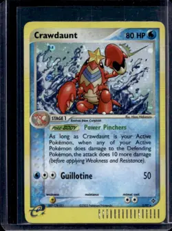 2003 Pokemon EX Dragon Crawdaunt Reverse Holo #3/97 - Image 1
