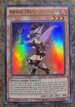 Yugioh Apple Magician Girl MVP1-EN015 1st edition LP - Image 1