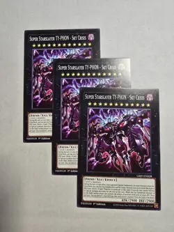 3x Super Starslayer TY-PHON -Sky Crisis 1st Edition Common L26D-ENM28 Yu-Gi-Oh! - Image 1