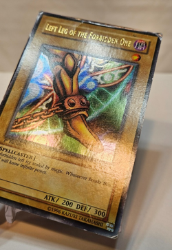 Left Leg of the Forbidden One LOB-121 Ultra Rare 1st Ed Asian English Yugioh 896 - Image 3