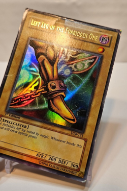 Left Leg of the Forbidden One LOB-121 Ultra Rare 1st Ed Asian English Yugioh 896 - Image 4
