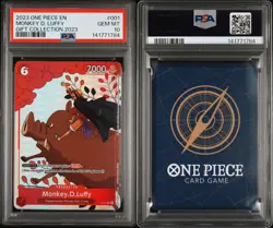 2023 ONE PIECE GIFT COLLECTION 2023 #001 MONKEY D. LUFFY PSA 10 - Image 2