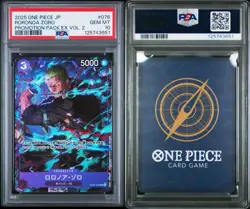Roronoa Zoro OP09-076 Promotion Pack EX Vol.2 One Piece Card Japanese PSA 10 - Image 2