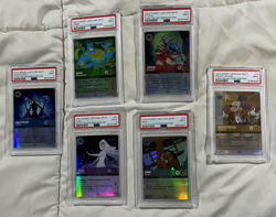 Complete Set Lorcana D100 Disney PSA 9 Mickey Elsa Maui Genie Stitch Maleficent - Image 1