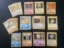 Pokemon Vintage Card Bundle - Pokemon TCG - Base Set / Jungle / Fossil / 2 - Image 1