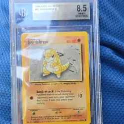 Pokemon 1999 Base Set Unlimited Sandshrew #62 Beckett BGS 8.5 Graded Card - Image 1