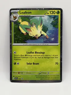 Leafeon 170 Cosmos Holo SVP Black Star Promo Pokemon Card - Image 1