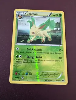 Leafeon Dark Explorers Reverse Holo Card 6/108 - Image 1