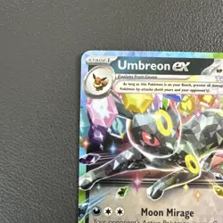 Pokemon Umbreon EX TCG Prismatic Evolutions Double Rare Holo Card 060/131 NM - Image 3