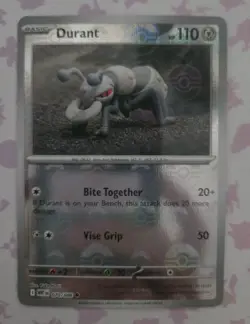 Durant Poke Ball Pattern 070/086 White Flare Holo Pokemon Tcg Card NM +🎁 - Image 1