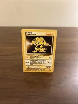 Pokemon TCG Electabuzz Base Set Unlimited Rare Card 20/102 - Image 1