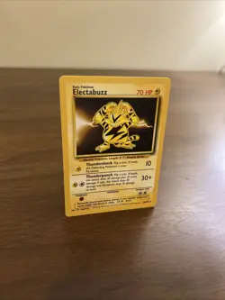 Pokemon TCG Electabuzz Base Set Unlimited Rare Card 20/102 - Image 3