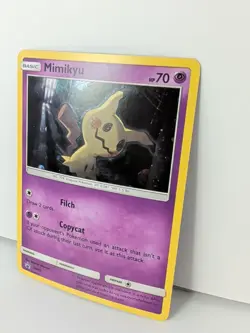 Mimikyu SM99 Black Star Sun & Moon SM Holo Pokemon Card LP - Image 2