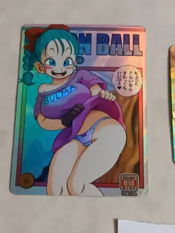 2 SEXY WAIFU DRAGON BALL Z ACG HOLOFOIL Cards - Image 2