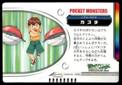 Plusle & Minun Adventure Card 047 Zukan Carddass Pokemon Japanese ~ MP - Image 2