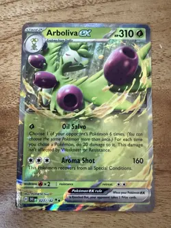 Pokemon Card EX Arboliva ex 023/182 Sv10: Destined Rivals Near Mint / Mint - Image 1