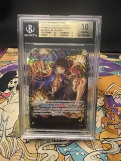 Monkey.D.Luffy Premium Card Collection Leader Collection ST13-003 BGS 10 - Image 1
