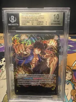 Monkey.D.Luffy Premium Card Collection Leader Collection ST13-003 BGS 10 - Image 3
