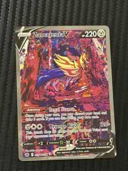 Zamazenta V GG54/GG70 Crown Zenith: Galarian Gallery - Pokemon Card - NM - Image 1
