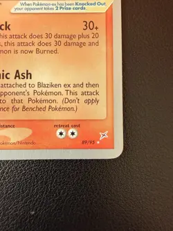 Blaziken Pokemon Card Pack 2004 Championship Editions Near Mint Condition - Image 3