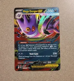 Pokemon TCG Mega Gengar Ex 056/094 Mega Battle Card - Image 1