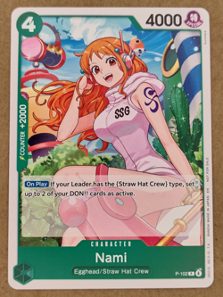 Nami P-102 P Promo Card Set 2025 ENGLISH NM One Piece - Image 3